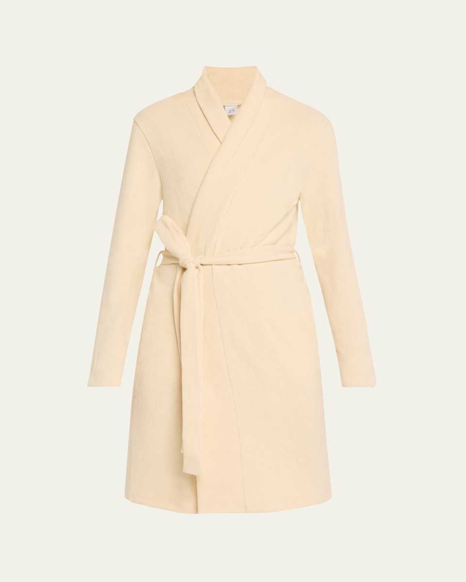 Shawl-Collar Jersey Robe